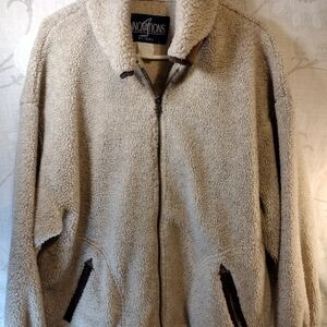 Women's Cream Sherpa Ski Jacket